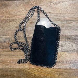 Mini Black Silver Crossbag
